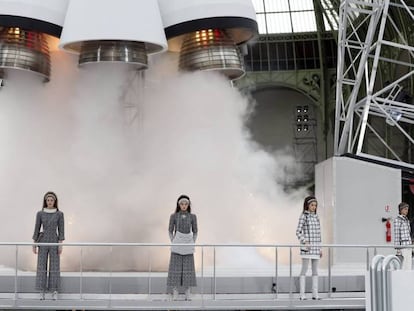 Desfile de Chanel en París, este martes, 7 de marzo de 2017.