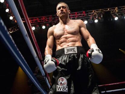 Jake Gyllenhaal, en una de las escenas de 'Redención', donde da vida al boxeador Billy 'El Grande' Hope.