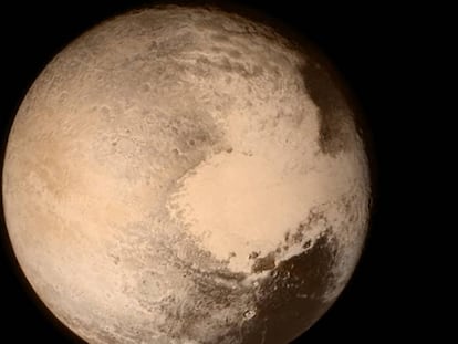 Una imagen de Plutón, facilitada por la NASA.