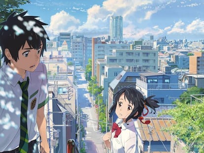 Fotograma de la película 'Your Name' (2016), de Makoto Shinkai.