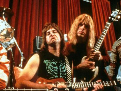 Los tres heavies disparatados de 'This is Spinal Tap', una de las mejores películas de rock de todos los tiempos.