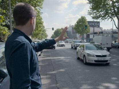 La odisea de conseguir un taxi gratis en la huelga antiUber