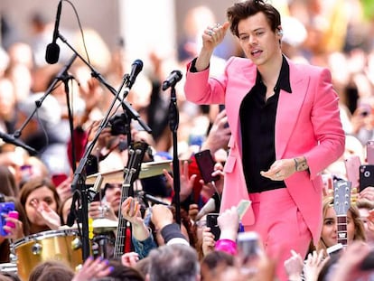 Harry Styles, en una actuación en Nueva York a principios de mayo.