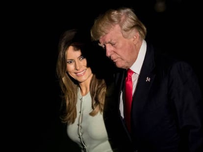 Melania y Donald Trump, el 27 de mayo en Washington.