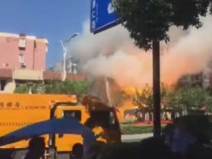 Grave explosión en un restaurante de China