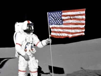 El aterrizaje en la Luna es uno de los hechos históricos más discutidos por los 'conspiranoicos'.