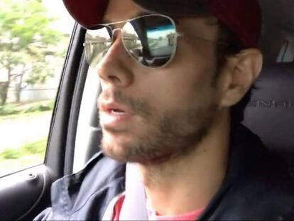 Pincha en la imagen para ver el vídeo de Enrique Iglesias conduciendo por las calles de Miami.