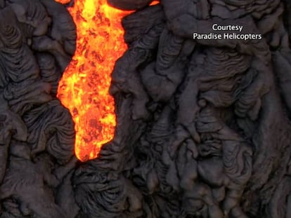 Los espectaculares ríos de lava del volcán Kilauea