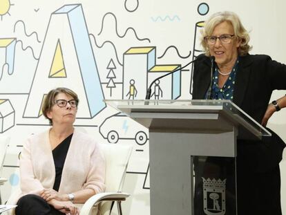 Manuela Carmena, alcaldesa de Madrid. Vídeo: presentación del Plan A, en marzo.