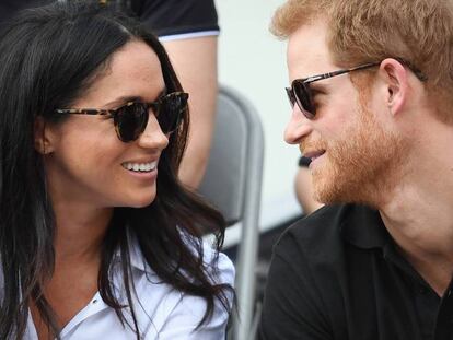 Meghan Markle y Enrique de Inglaterra, en los Juegos Invictus.