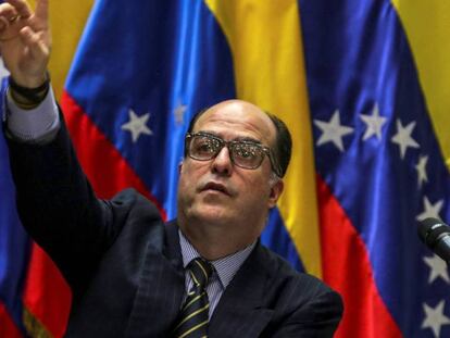 El presidente de la Asamblea Nacional (AN) de Venezuela Julio Borges.