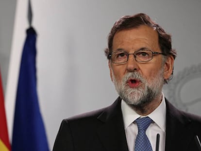 Rajoy convoca elecciones en Cataluña el 21 de diciembre