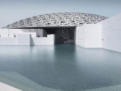 El edificio que albergará el nuevo museo Louvre de Abu Dabi, del arquitecto Jean Nouvel.