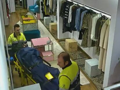 Un ladrón se queda atascado en el conducto de ventilación de una tienda en Palma