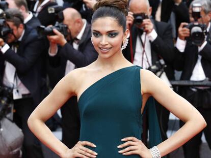 La actriz Deepika Padukone, en el festival de Cannes del pasado mayo.