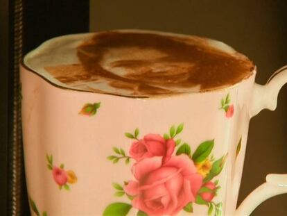 Imagen de un 'selfieccino' recién hecho.