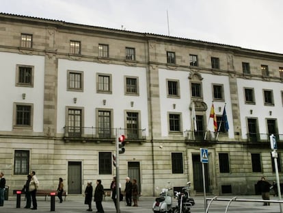 La sede de la Audiencia Provincial de Pontevedra, en una imagen de archivo.