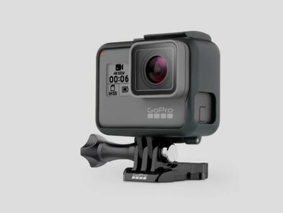 La nueva GoPro Hero6 Black ofrece vídeo Full HD en cámara súper lenta.