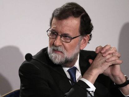 Mariano Rajoy, en la inauguración este martes de la octava edición del foro financiero Investors Day.