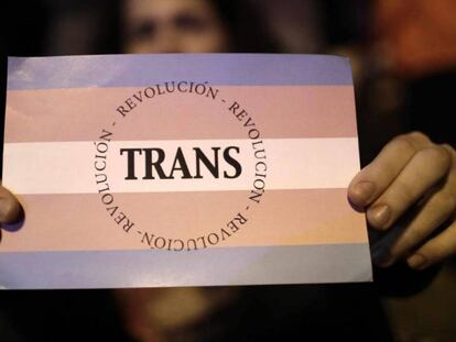 Uno de los concentrados a favor de los derechos trans, en San José de Costa Rica.