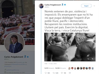 El vídeo que mezcla a Rajoy y Hitler por el que la comunidad judía critica a Puigdemont