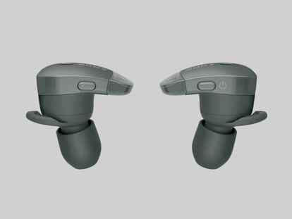 Estos auriculares inalámbricos 'in-ear' de Sony tienen la función Adaptative Sound Control, que adapta la cancelación de ruido a la actividad del usuario.