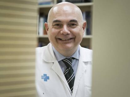 Josep Tabernero, presidente de la Sociedad Europea de Oncología Médica y director del Instituto Vall d'Hebron de Oncología, fotografiado esta semana en Barcelona.