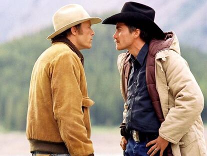 Heath Ledger y Jake Gyllenhaal protagonizan 'Brokeback Mountain', la película de temática gay con la que Ang Lee ganó el Oscar por mejor dirección.