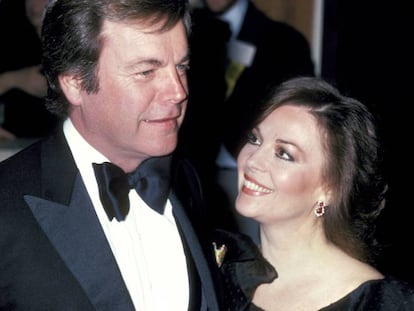 Los actores Natalie Wood y Robert Wagner, en enero de 1981.