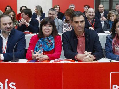 El secretario general del PSOE, Pedro Sánchez, preside el Comité Federal del partido el pasado sábado en Aranjuez, Madrid.