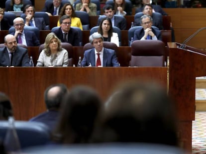 Cristina Cifuentes comparece en la Asamblea de Madrid para dar explicaciones sobre su máster.Victor Blanco Luis Sevillano Vídeo: ATLAS