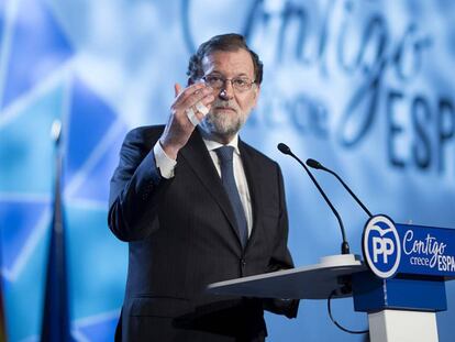 Mariano Rajoy, en el discurso de clausura de la Convención de Sevilla.