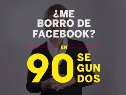 ¿Me borro de Facebook?