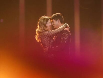FOTO: Amaia y Alfred durante la final de Eurovisión en Lisboa. / VÍDEO: Fragmento de la actuación y declaraciones de ambos artistas.
