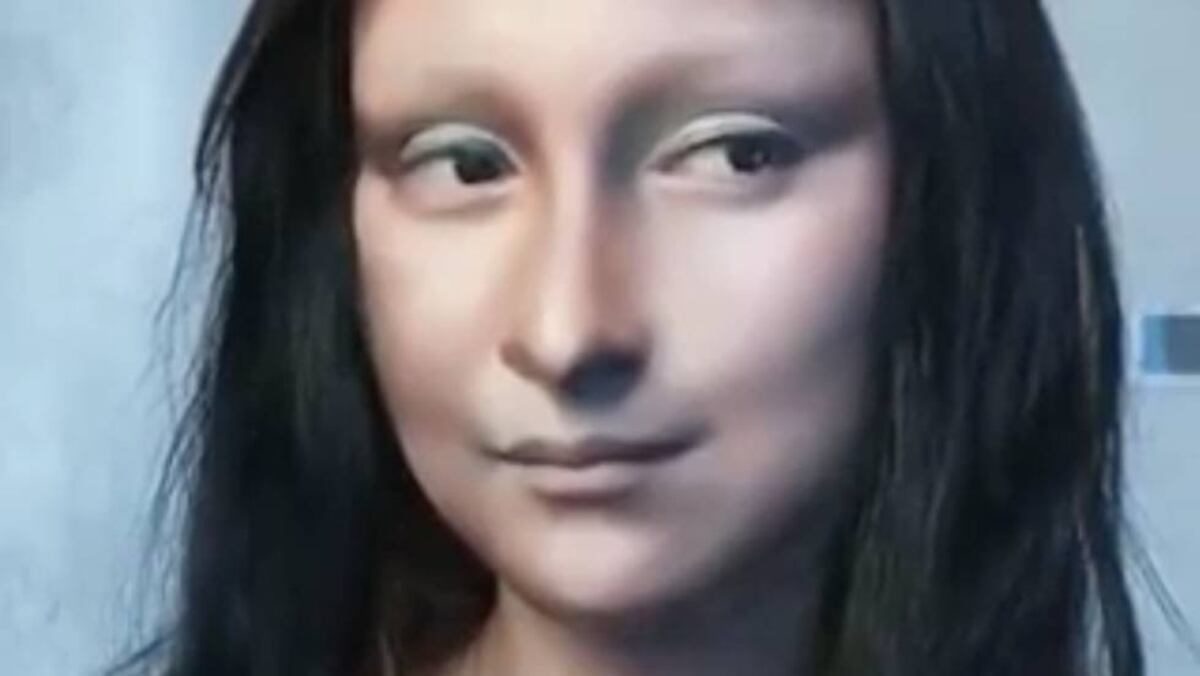 Una joven se transforma en la «Mona Lisa» gracias al maquillaje