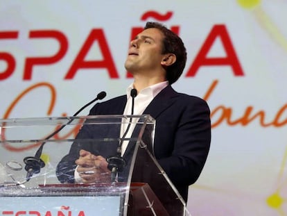 FOTO: Albert Rivera durante la presentación de la plataforma. / VÍDEO: Acto de inauguración de la plataforma.