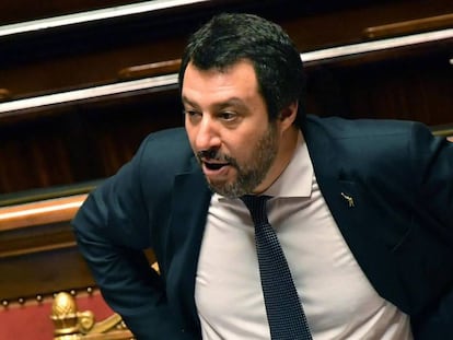 Matteo Salvini, Ministro del Interior de Italia y patriota. ETTORE FERRARI EFE