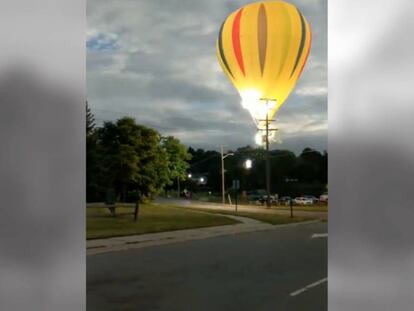 Un testigo grabó el momento del accidente.