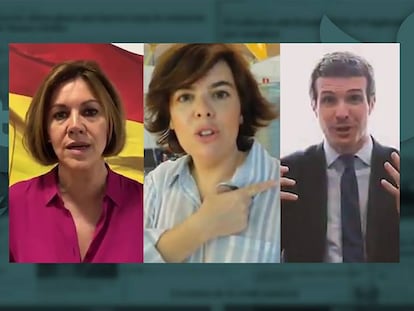 Candidatos enredados: la campaña en redes de los favoritos para presidir el PP