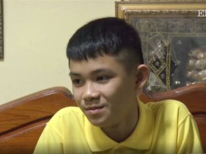 En vídeo, la entrevista a uno de los niños supervivientes de la cueva de Tailandia