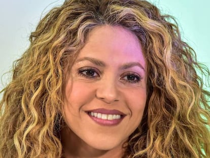 Shakira en la rueda de prensa previa a la inauguración de los Juegos Centroamericanos y del Caribe de Barranquilla, Colombia, el 19 de julio de 2018.