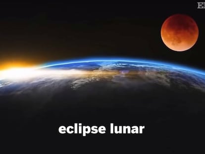 Eclipsi amb lluna de sang.