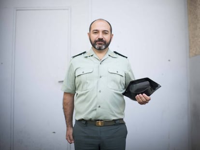 El comandante Víctor Esteban, del Servicio de Criminalística de la Guardia Civil.