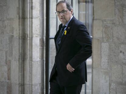 FOTO: El presidente de la Generalitat Quim Torra. / VÍDEO: Declaraciones de Torra, este domingo, sobre la Diada.