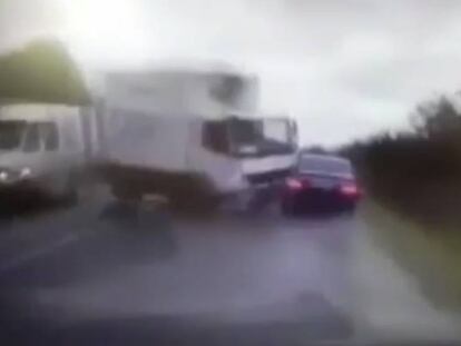 El accidente de tráfico del presidente de Moldavia