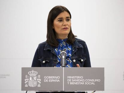 Carmen Montón anuncia su dimisión como ministra de Sanidad.
