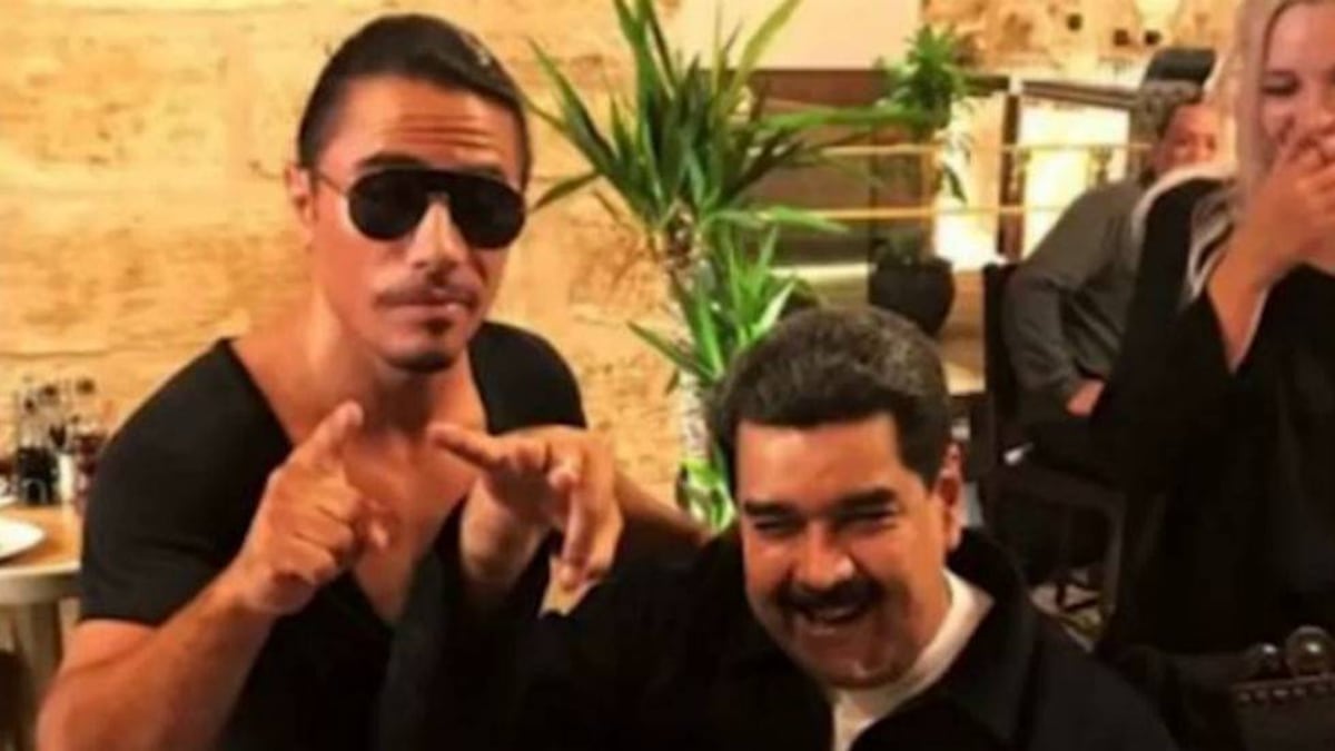 Maduro y Cilia Flores con el chef Salt Bae en Estambul