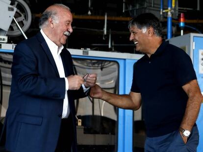 Del Bosque y Toni Nadal conversan en Madrid. Foto: David. G. Folgueiras. Vídeo: EPV