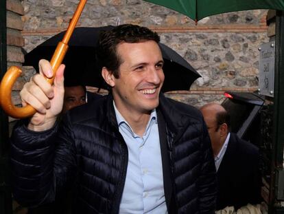 FOTO: Pablo Casado, líder del PP, el pasado sábado en Granada. / VÍDEO: Comparecencia de Casado, este lunes, durante la presentación de la Fundación 'Concordia y libertad'.