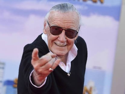 Stan Lee en el estreno de 'Spider-man:Homecoming' en junio de 2017 en Los Ángeles.